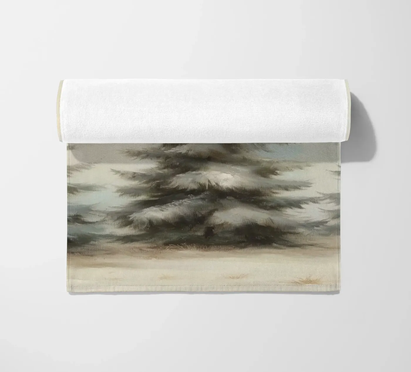 Pine Trees strandhanddoek van Melloi Art Print