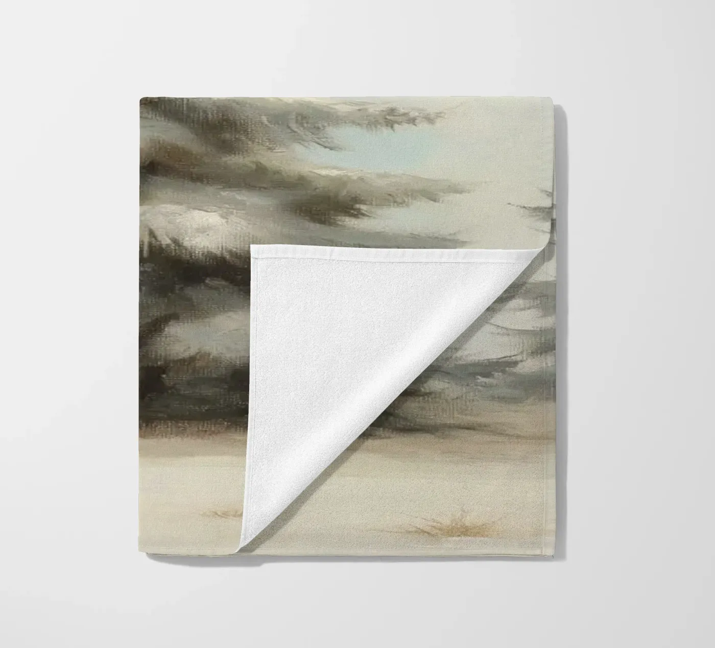 Pine Trees strandhanddoek van Melloi Art Print