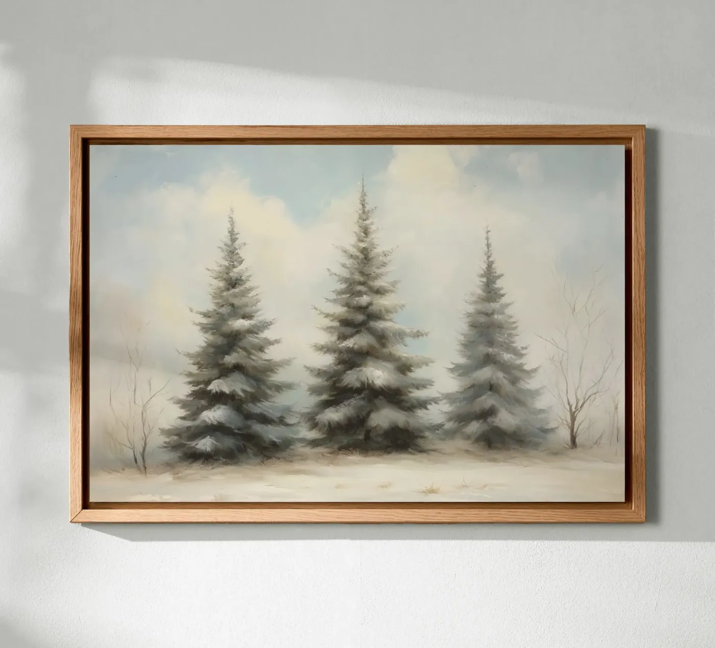 Pine Trees Forex-Platte von Melloi Art Print