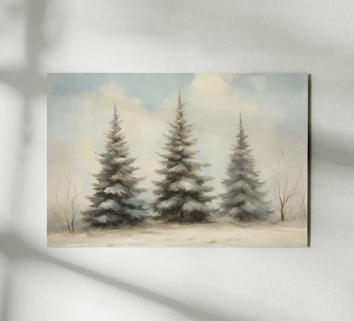 Pine Trees Forex-Platte von Melloi Art Print