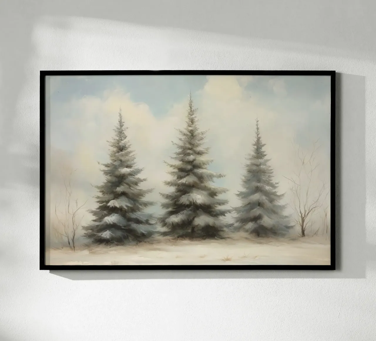 Pine Trees poster by Melloi Art Print