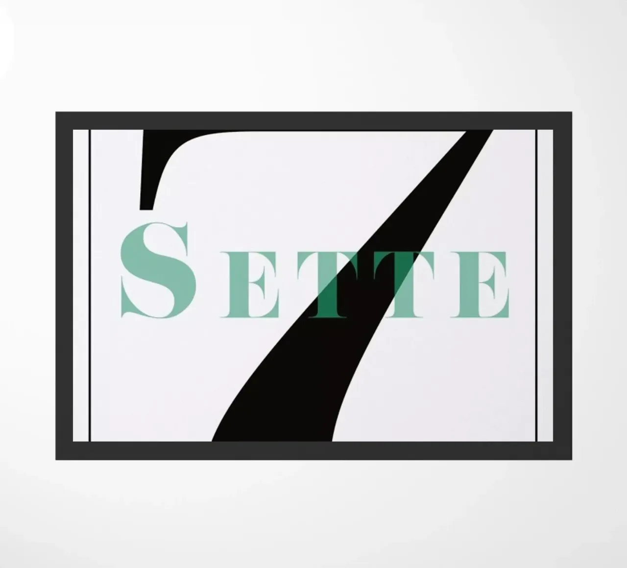 Numero 7 zerbino da In Full Color