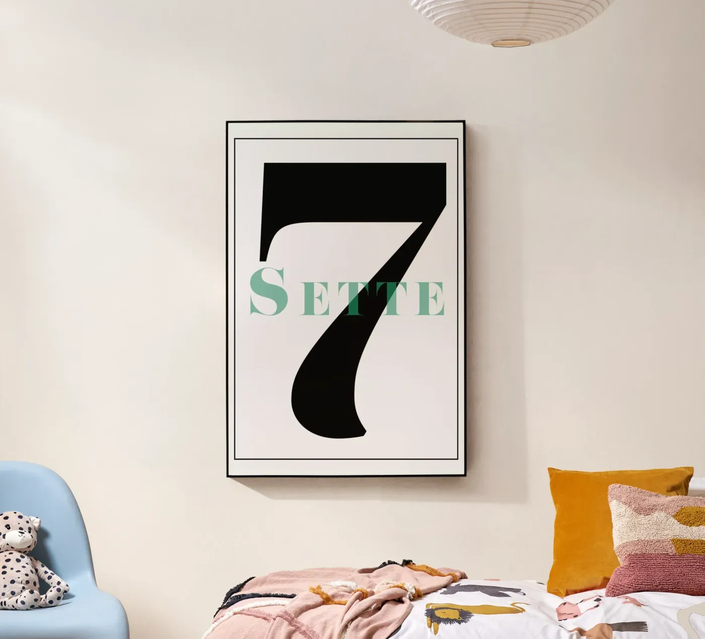 Numero 7 Acryl-Glas von In Full Color