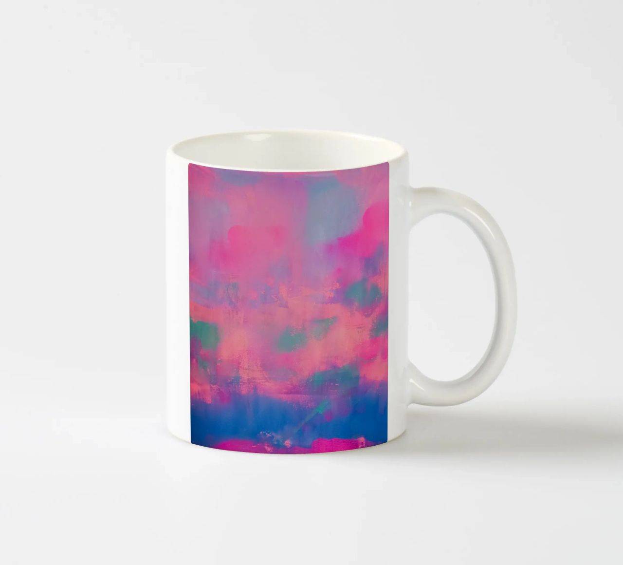 Stampa astratta vibrante - Chroma tazza in ceramica da FABOArt