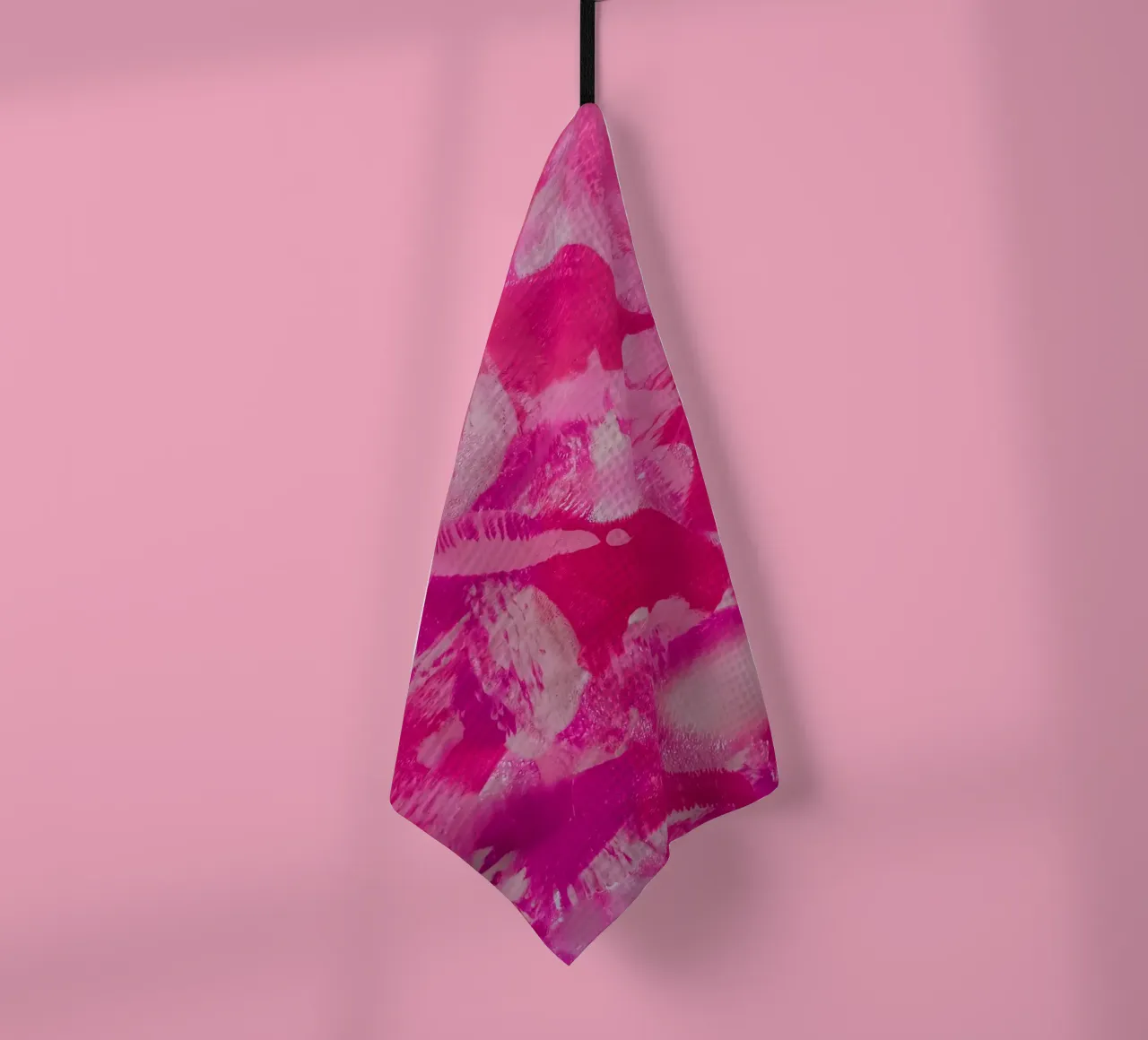 MultiPink Abstract Print torchon de FABOArt