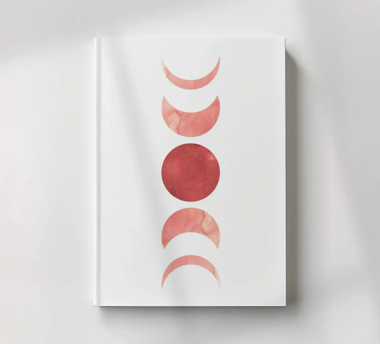 Mondphasen Wasserfarbe notebook by BAINAI