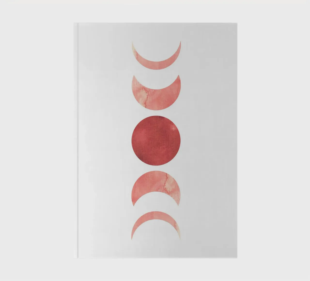 Mondphasen Wasserfarbe notebook by BAINAI