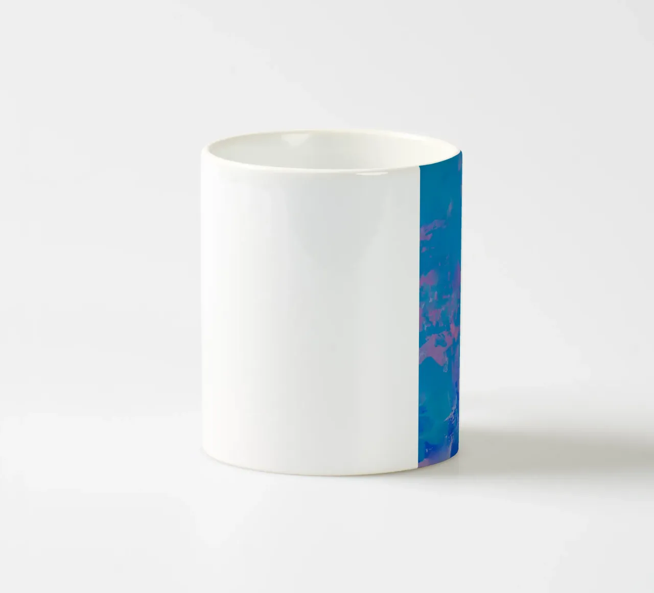 Stampa astratta vibrante - Luna tazza in ceramica da FABOArt