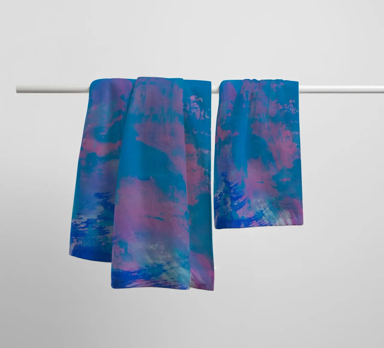 Vibrant Abstract Print - Luna towel by FABOArt
