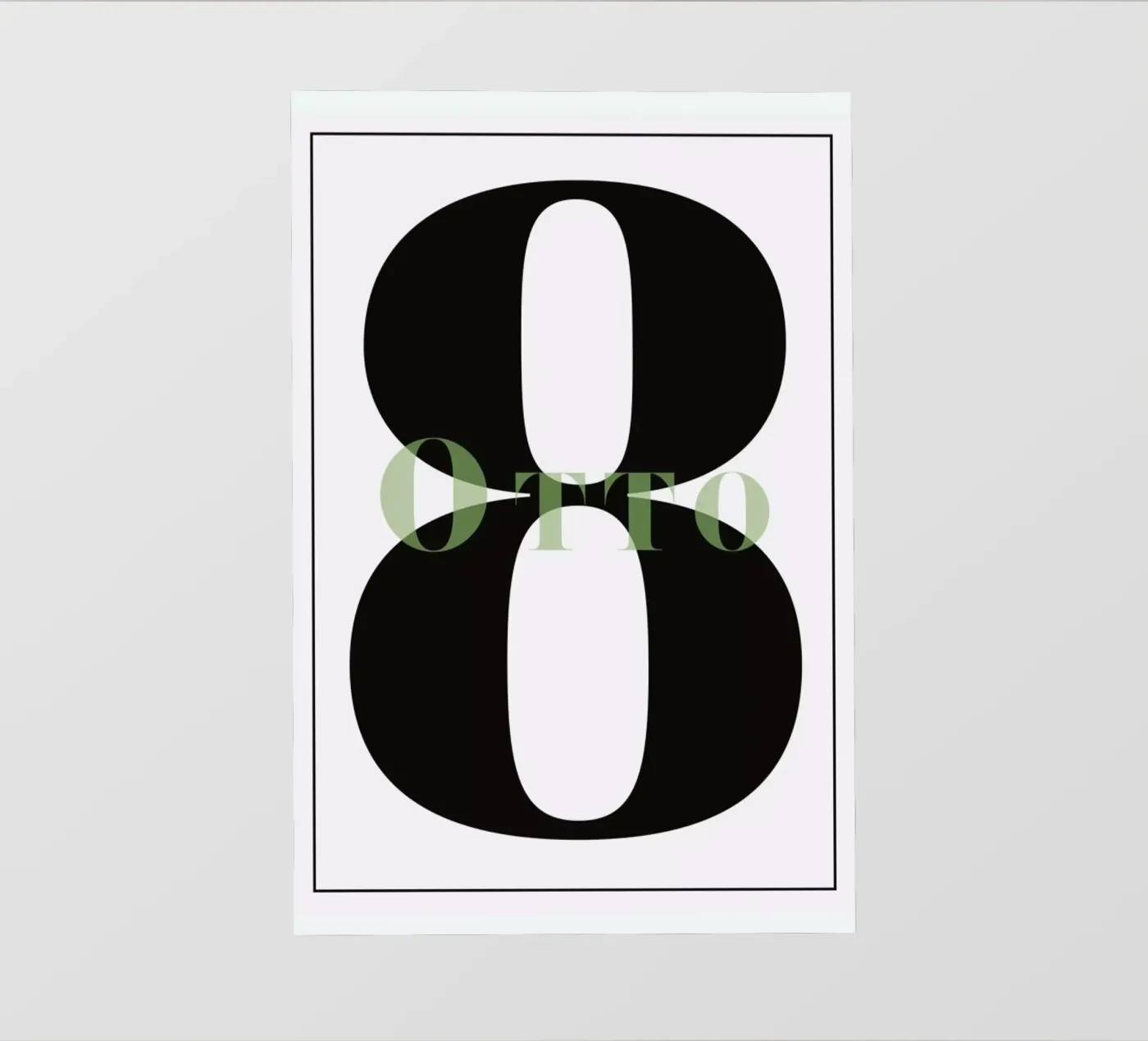 Numero 8 pellicola backlit da In Full Color