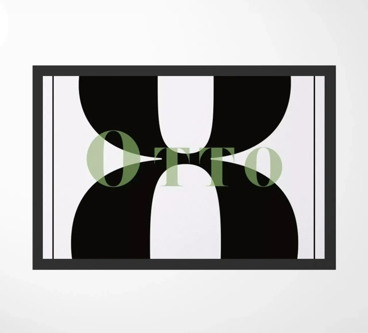 Numero 8 doormat by In Full Color