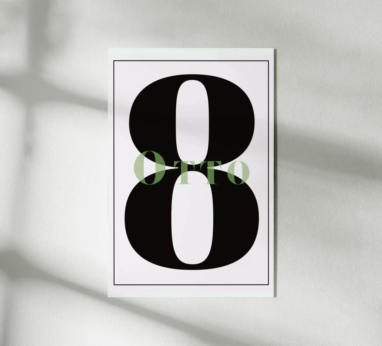 Numero 8 plexiglass da In Full Color