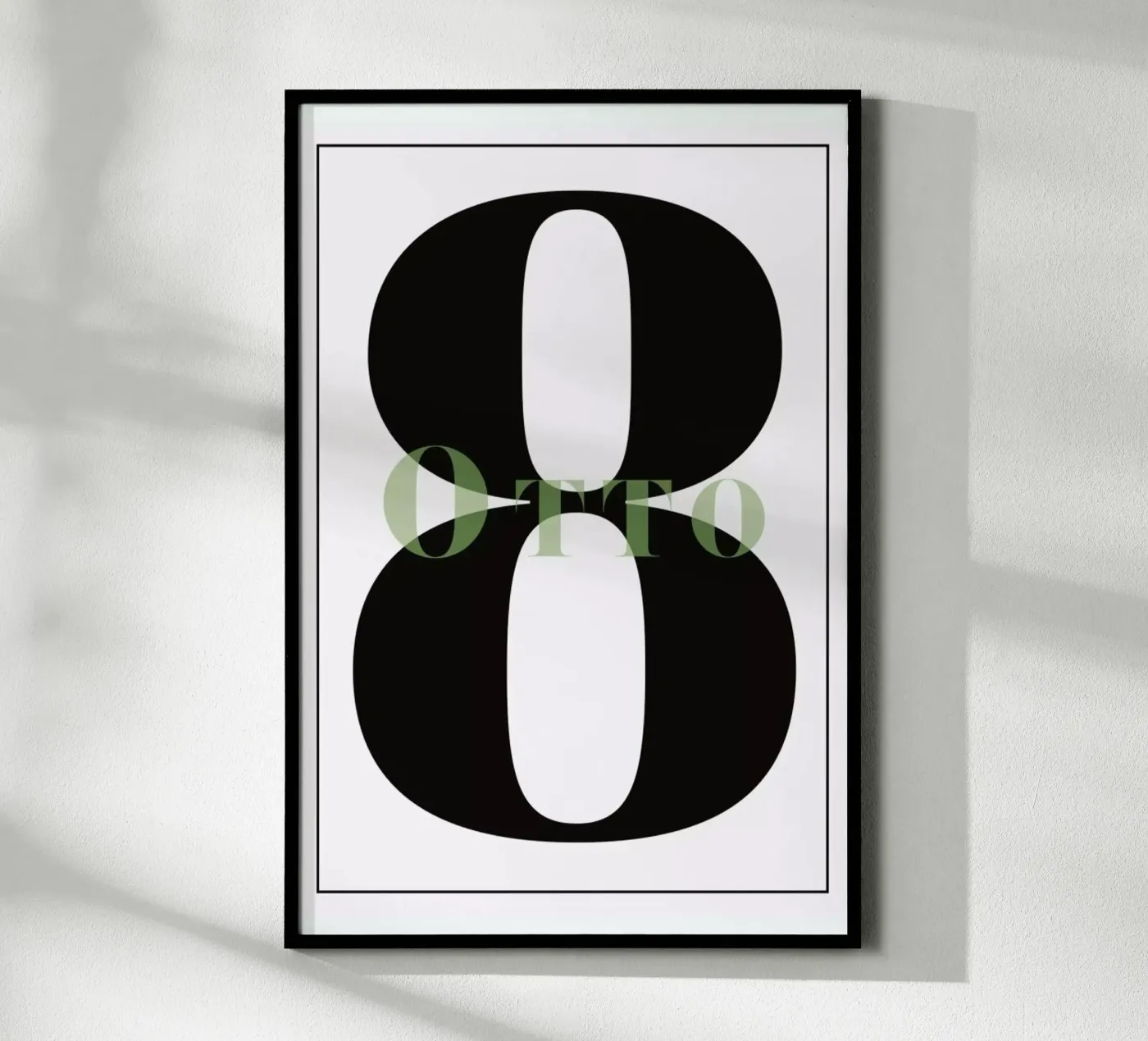 Numero 8 poster by In Full Color