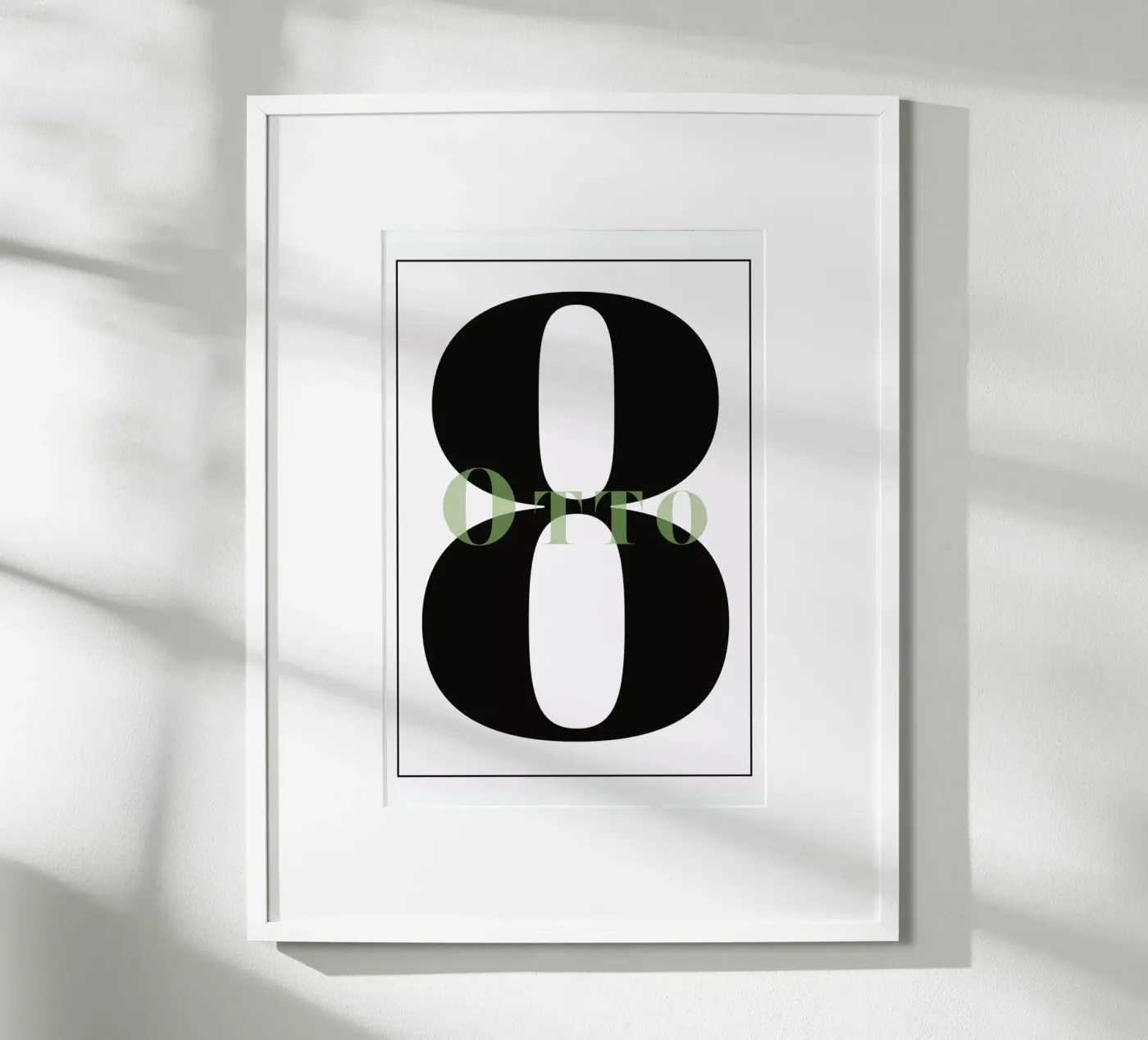 Numero 8 poster by In Full Color