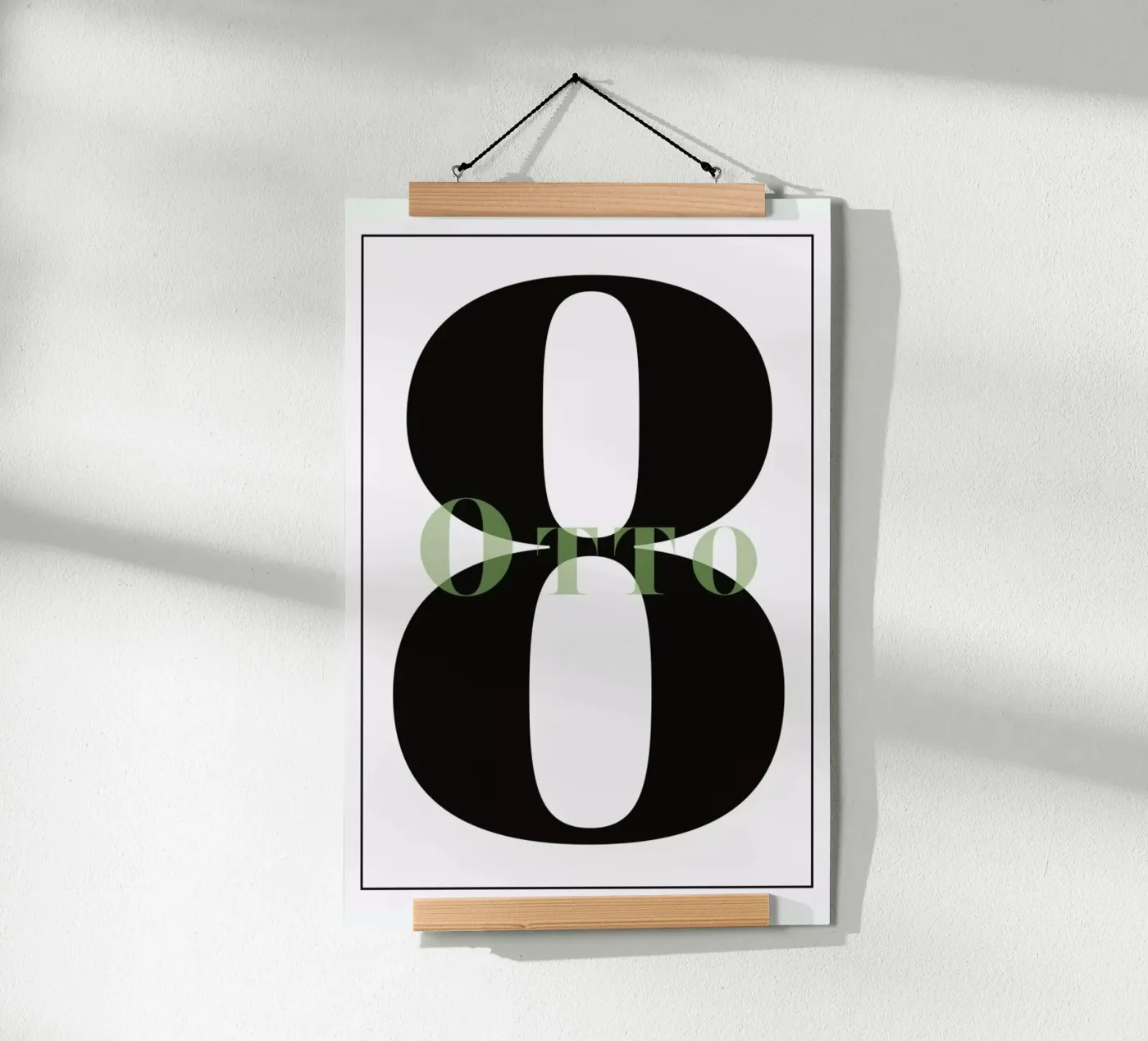 Numero 8 poster by In Full Color