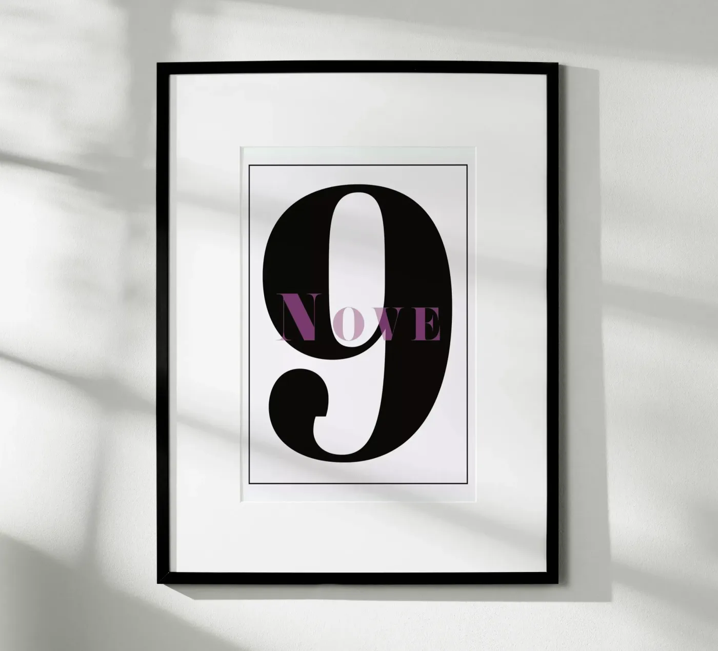 Numero 9 poster van In Full Color