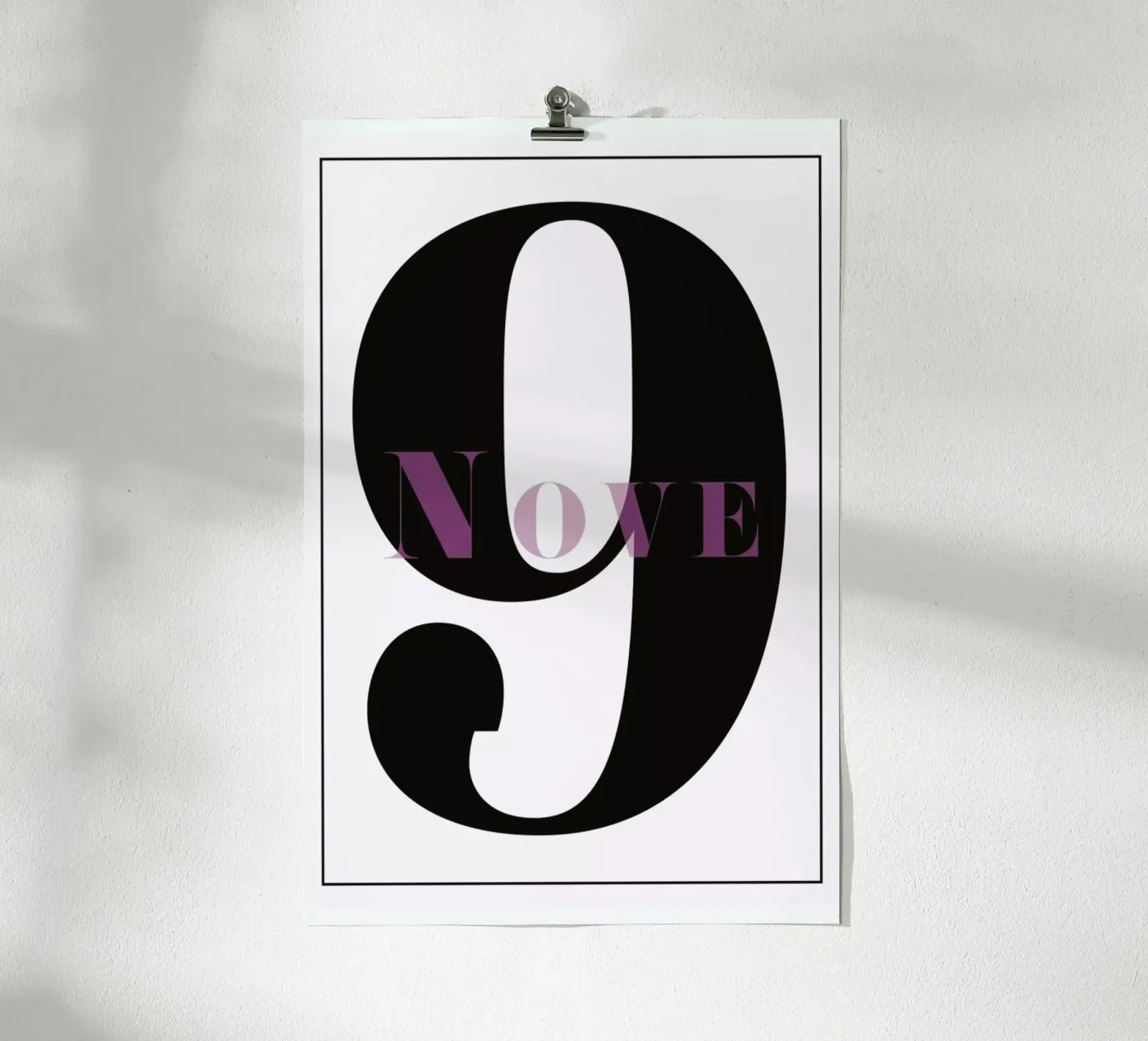 Numero 9 poster van In Full Color