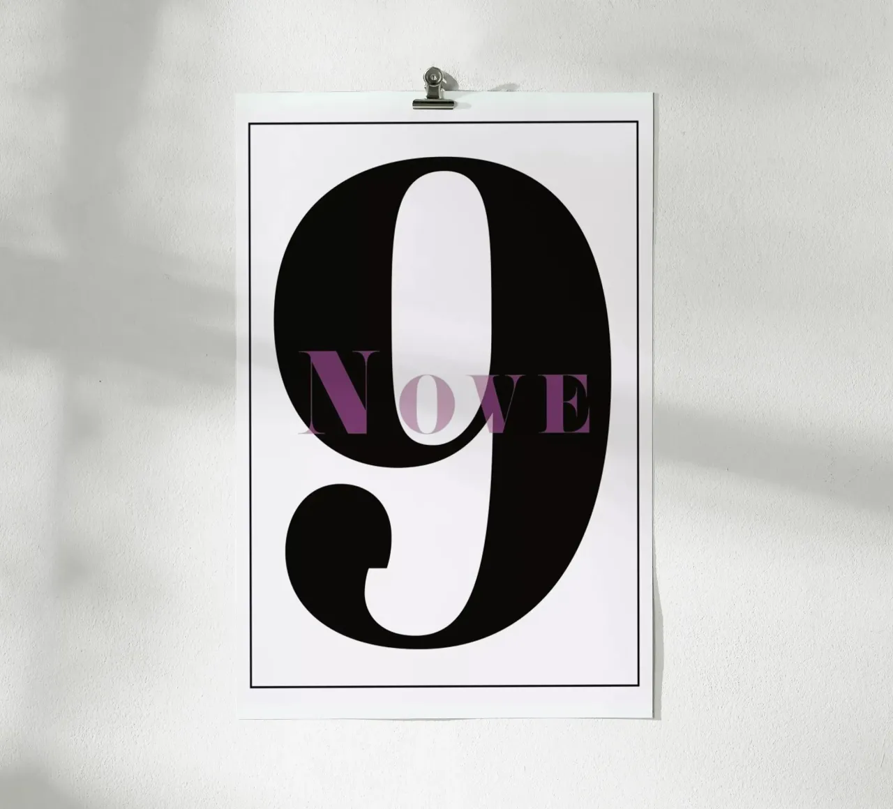 Numero 9 poster da In Full Color