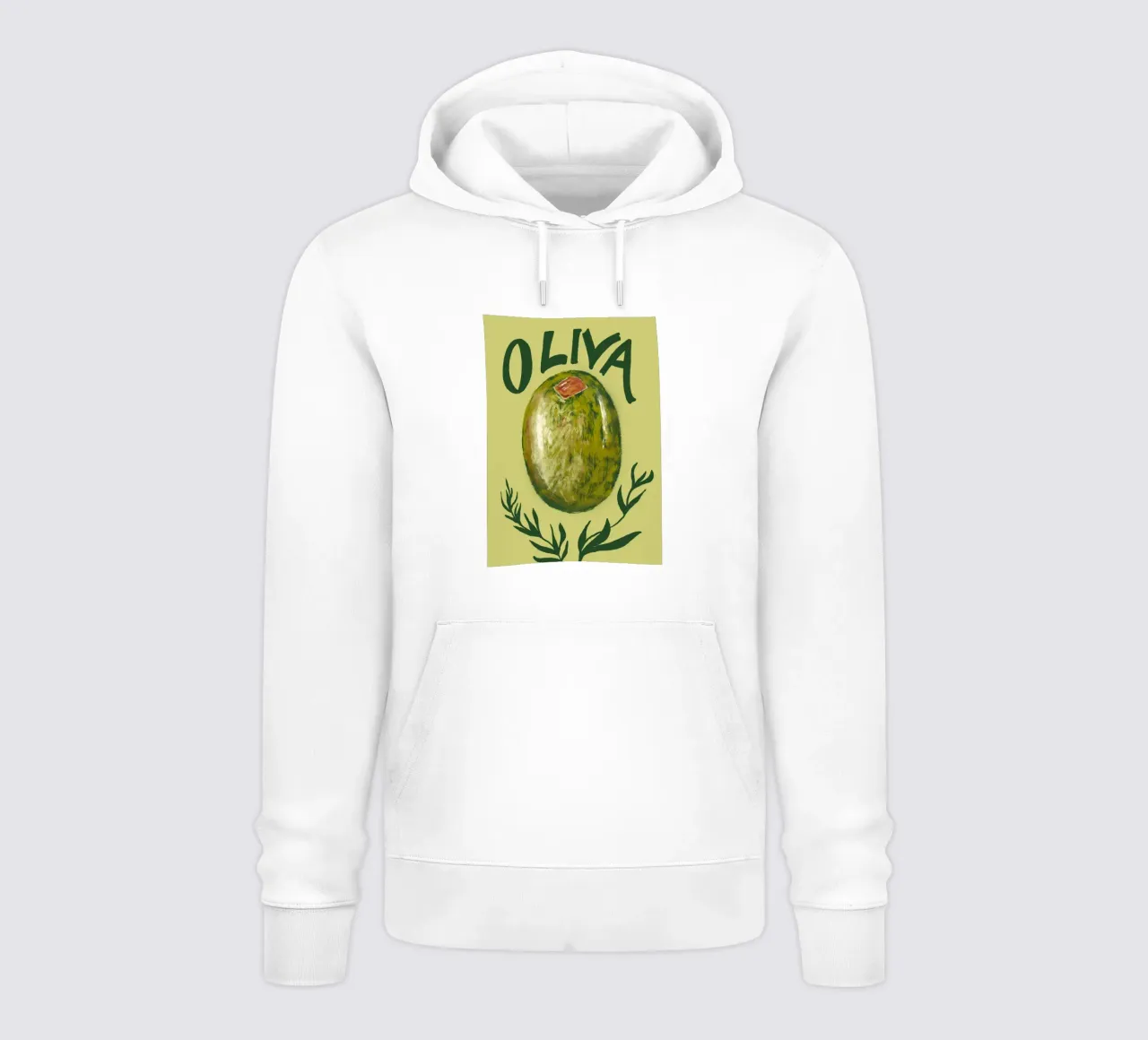 Oliva felpa con cappuccio da Studio Dolci