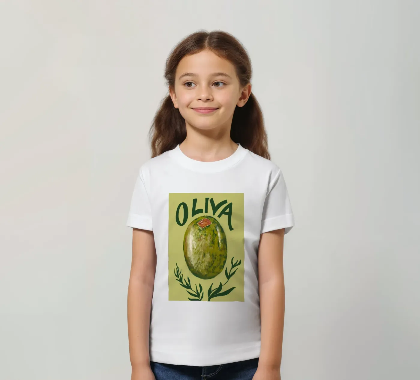 Oliva t-shirt bambini da Studio Dolci