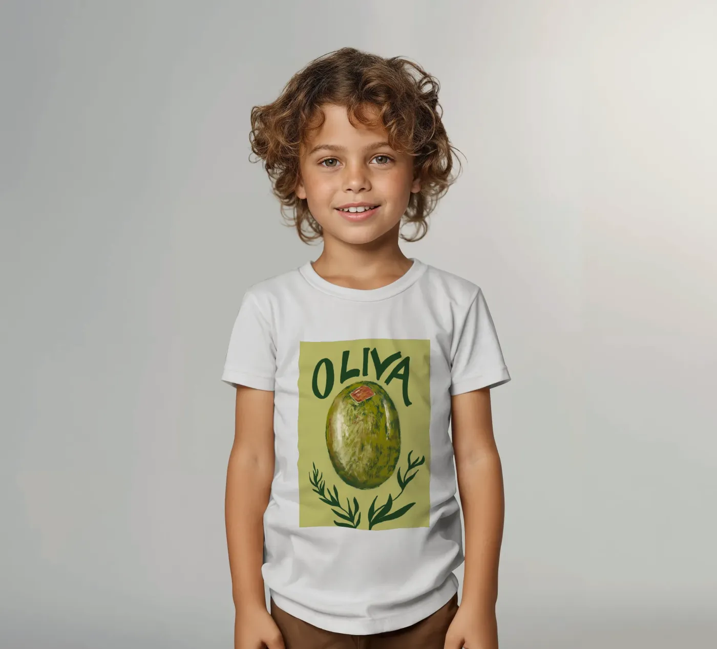 Oliva t-shirt bambini da Studio Dolci