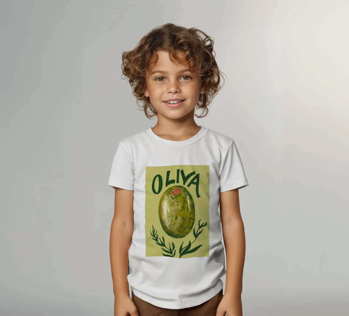 Oliva t-shirt bambini da Studio Dolci