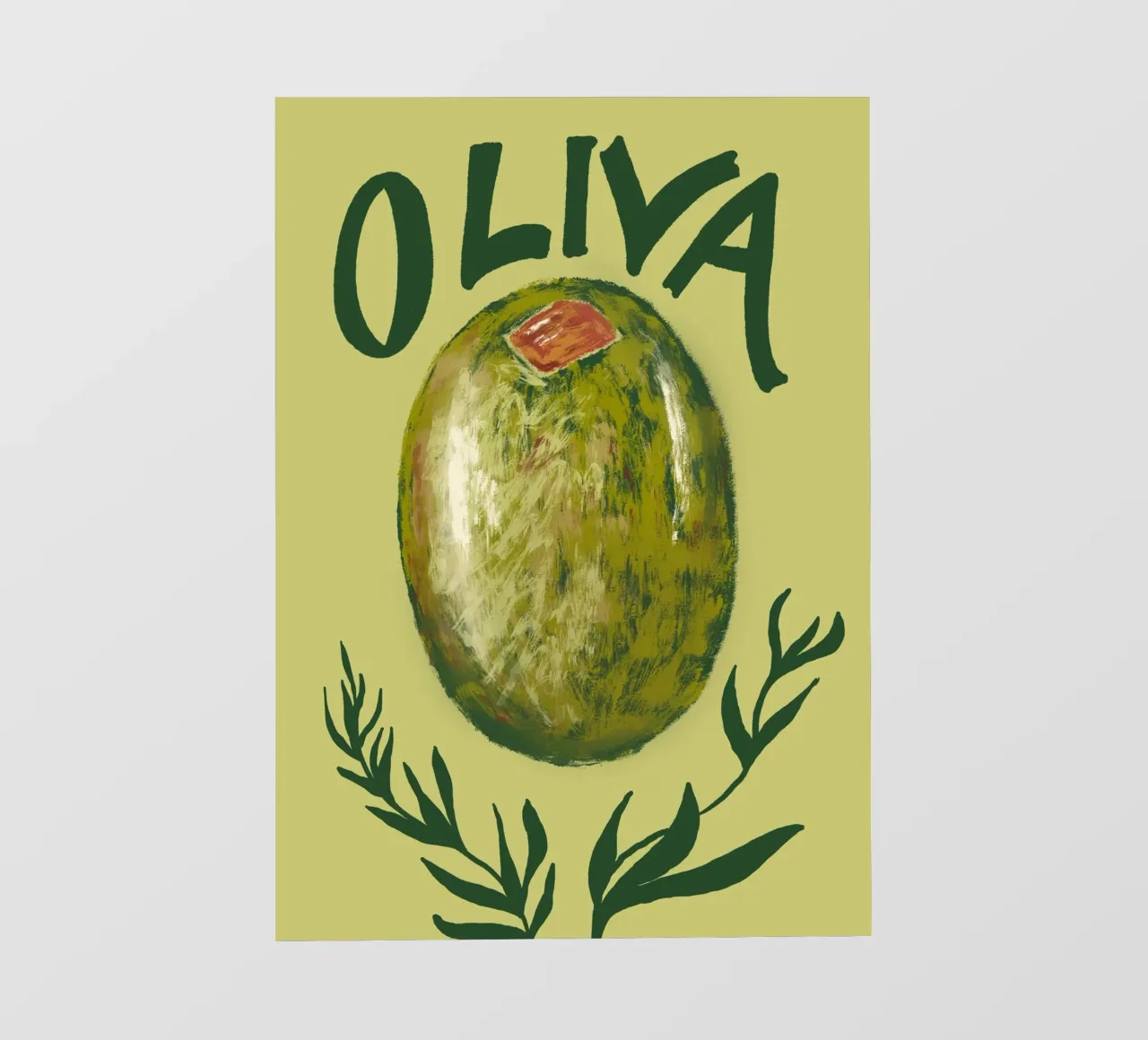 Oliva fotobehang van Studio Dolci