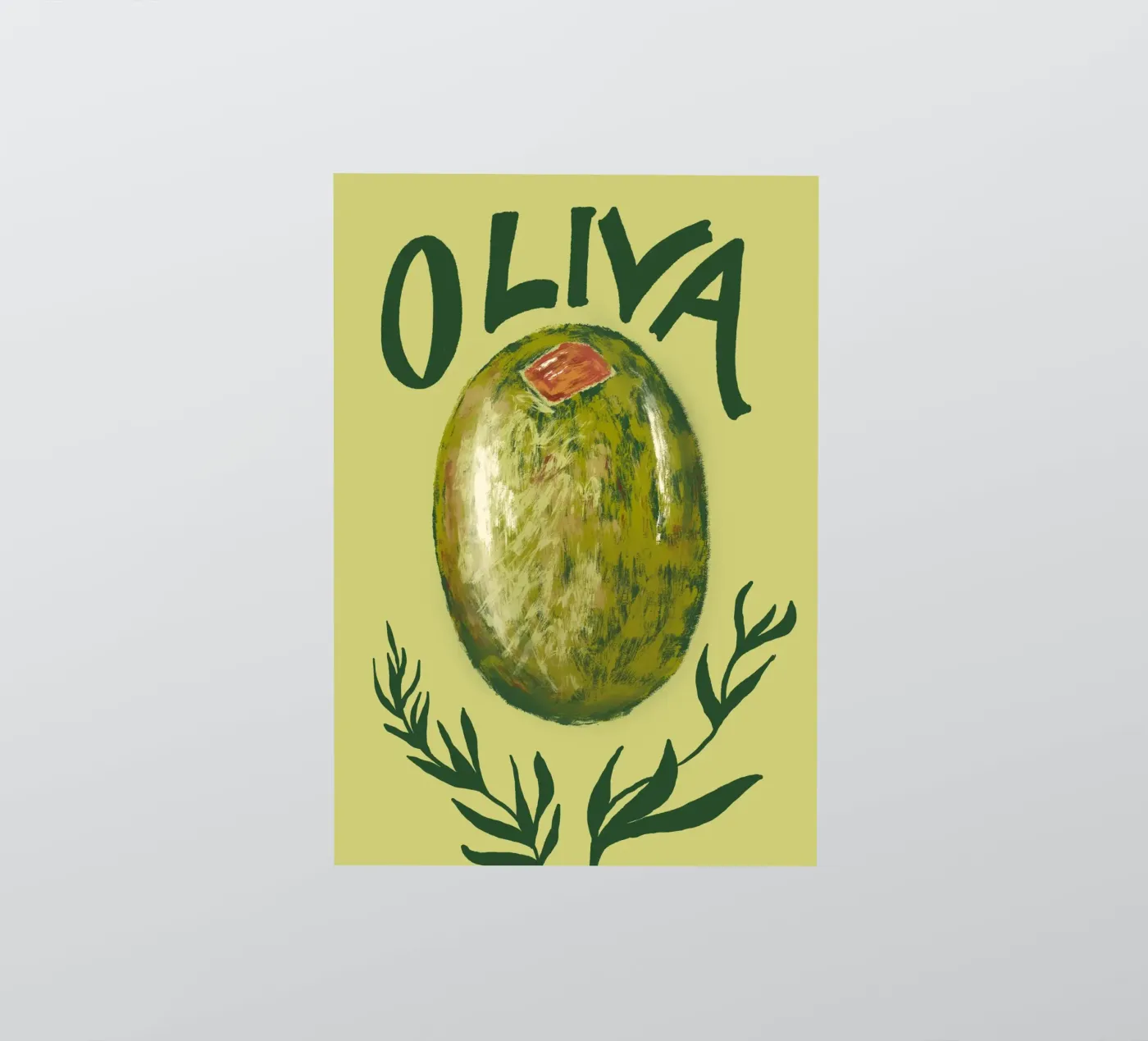 Oliva sticker van Studio Dolci