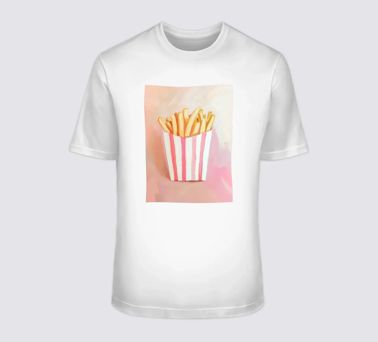 Fresh retro fries t-shirt by Carinaprint