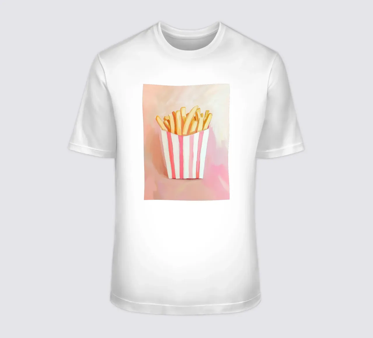 Patatine fresche e retrò t-shirt da Carinaprint