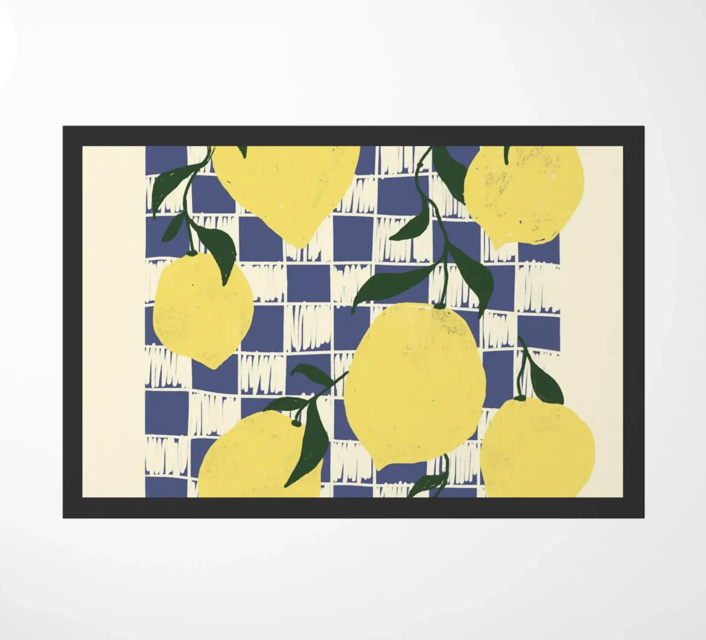 Zitronen doormat by Studio Dolci