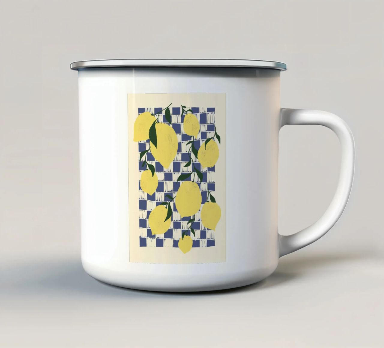 Zitronen tazza in smalto da Studio Dolci