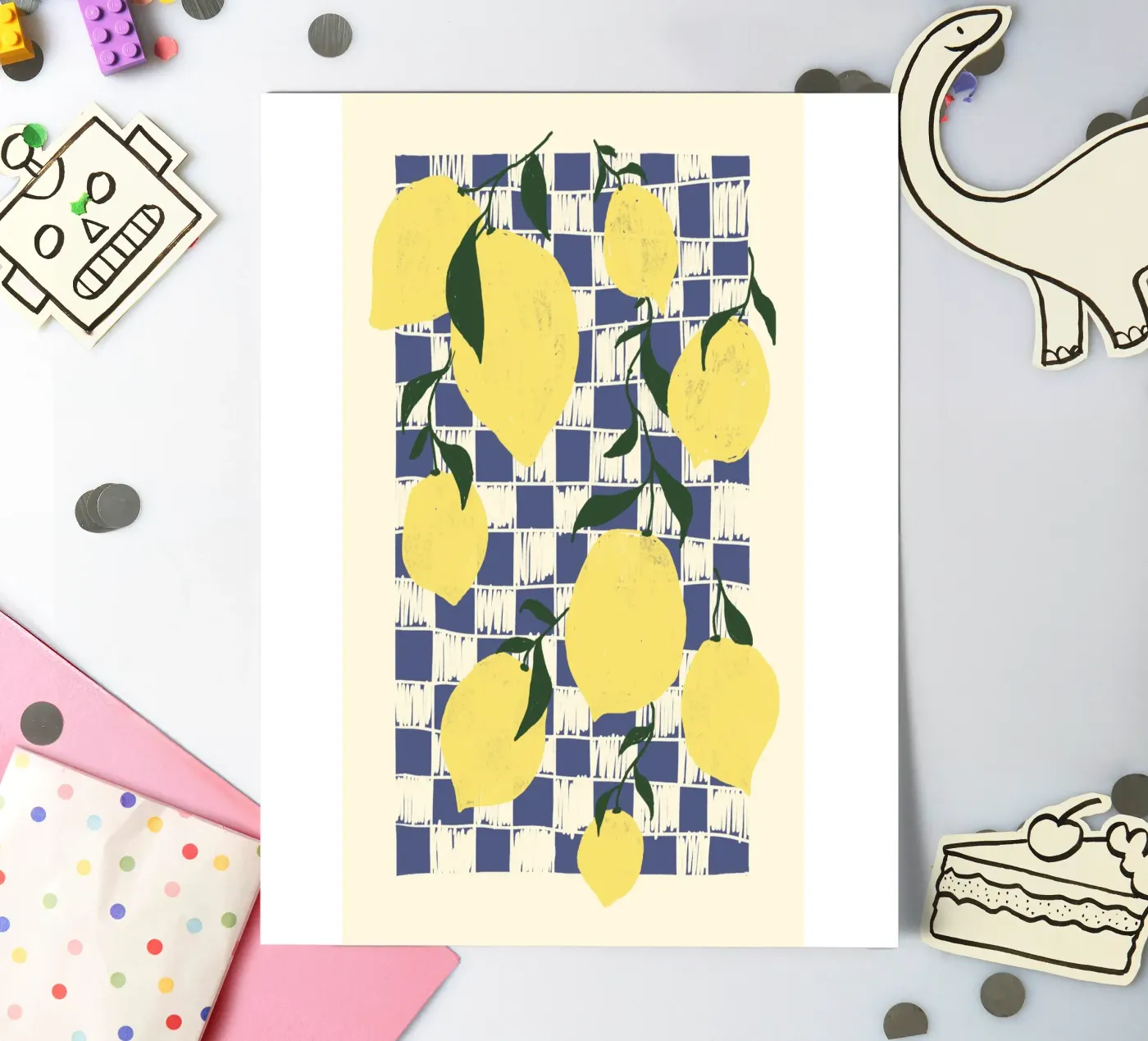 Zitronen sticker sheet by Studio Dolci