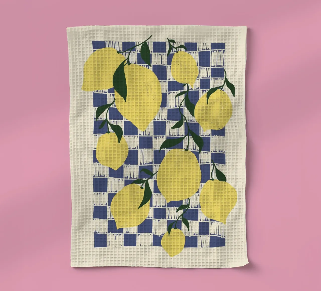 Zitronen tea towel by Studio Dolci