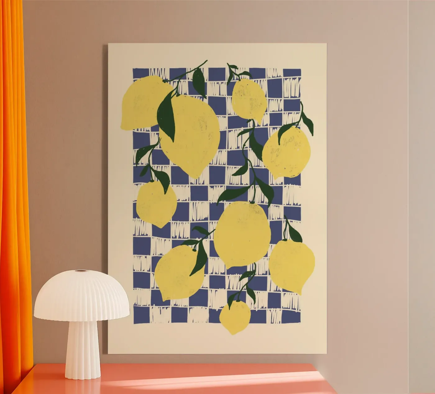 Zitronen Acryl-Glas von Studio Dolci
