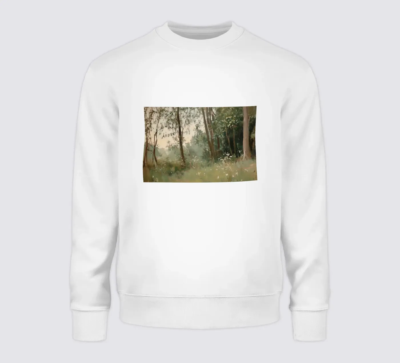 Foresta verde felpa da Melloi Art Print