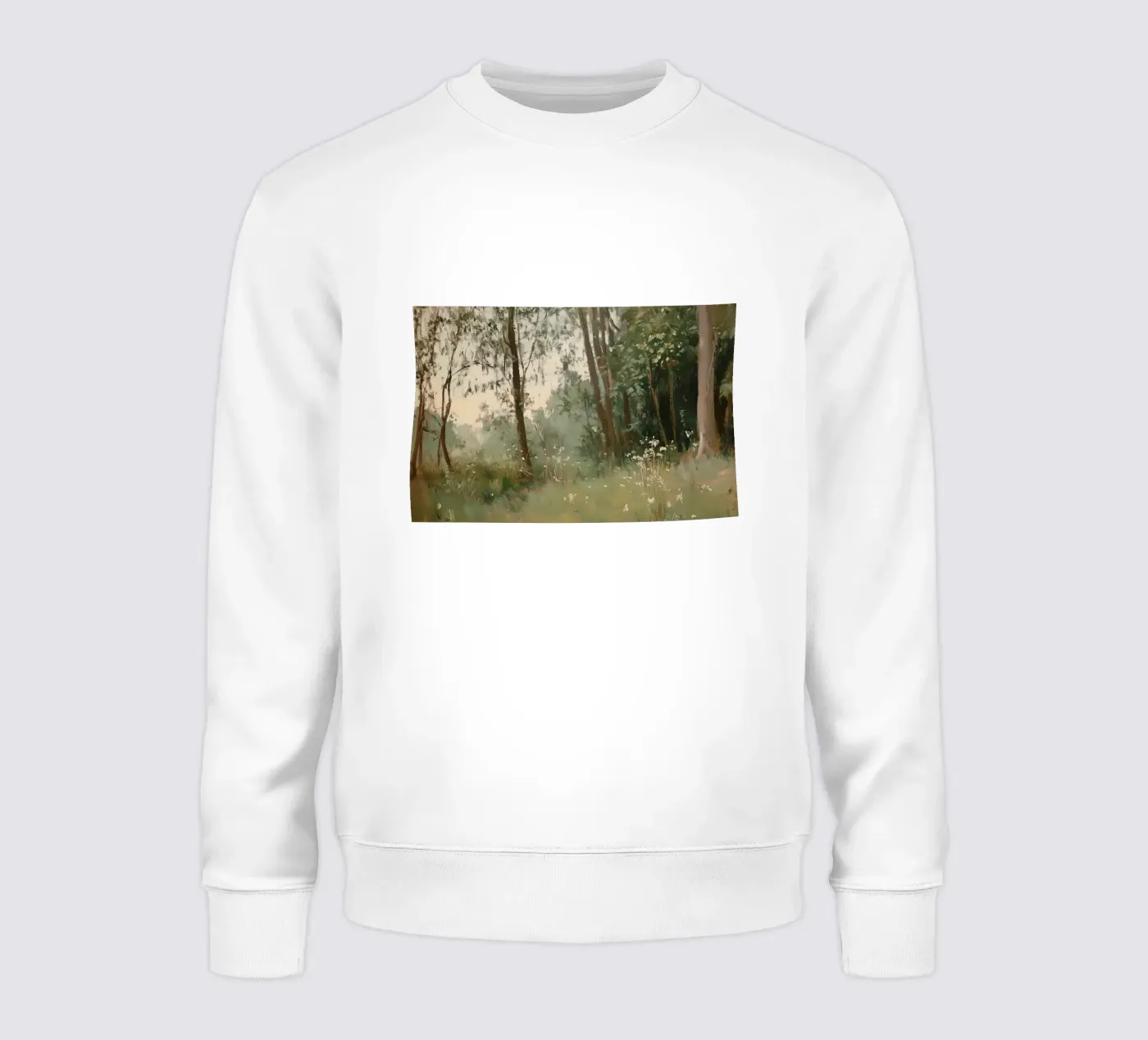 Foresta verde felpa da Melloi Art Print