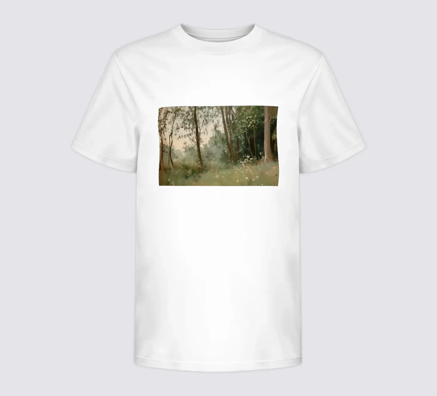 Foresta verde t-shirt bambini da Melloi Art Print