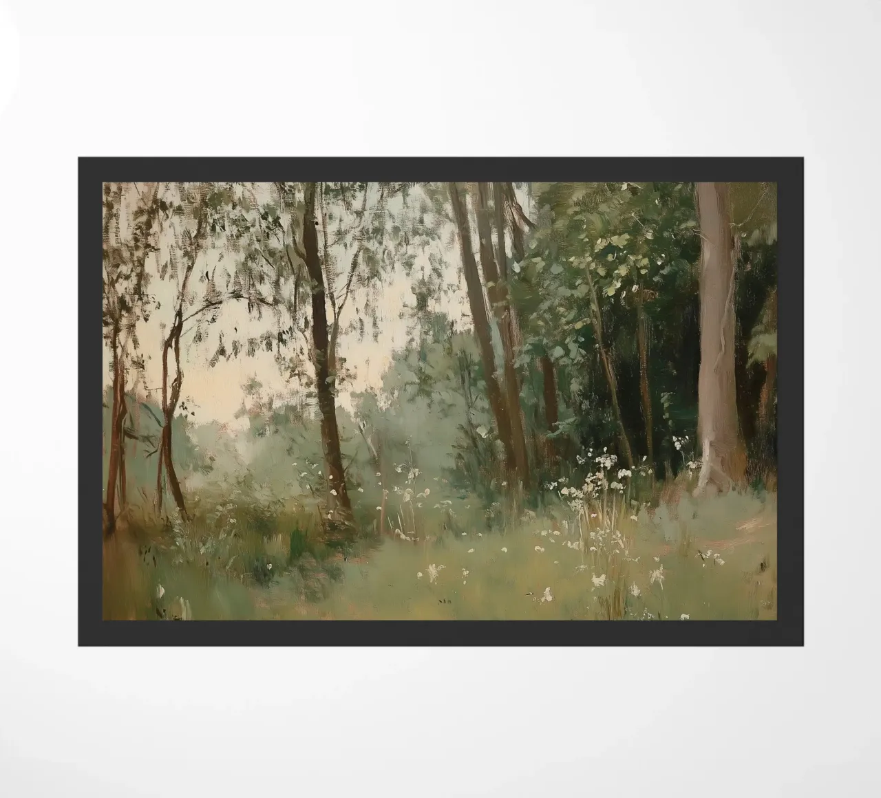 Foresta verde zerbino da Melloi Art Print