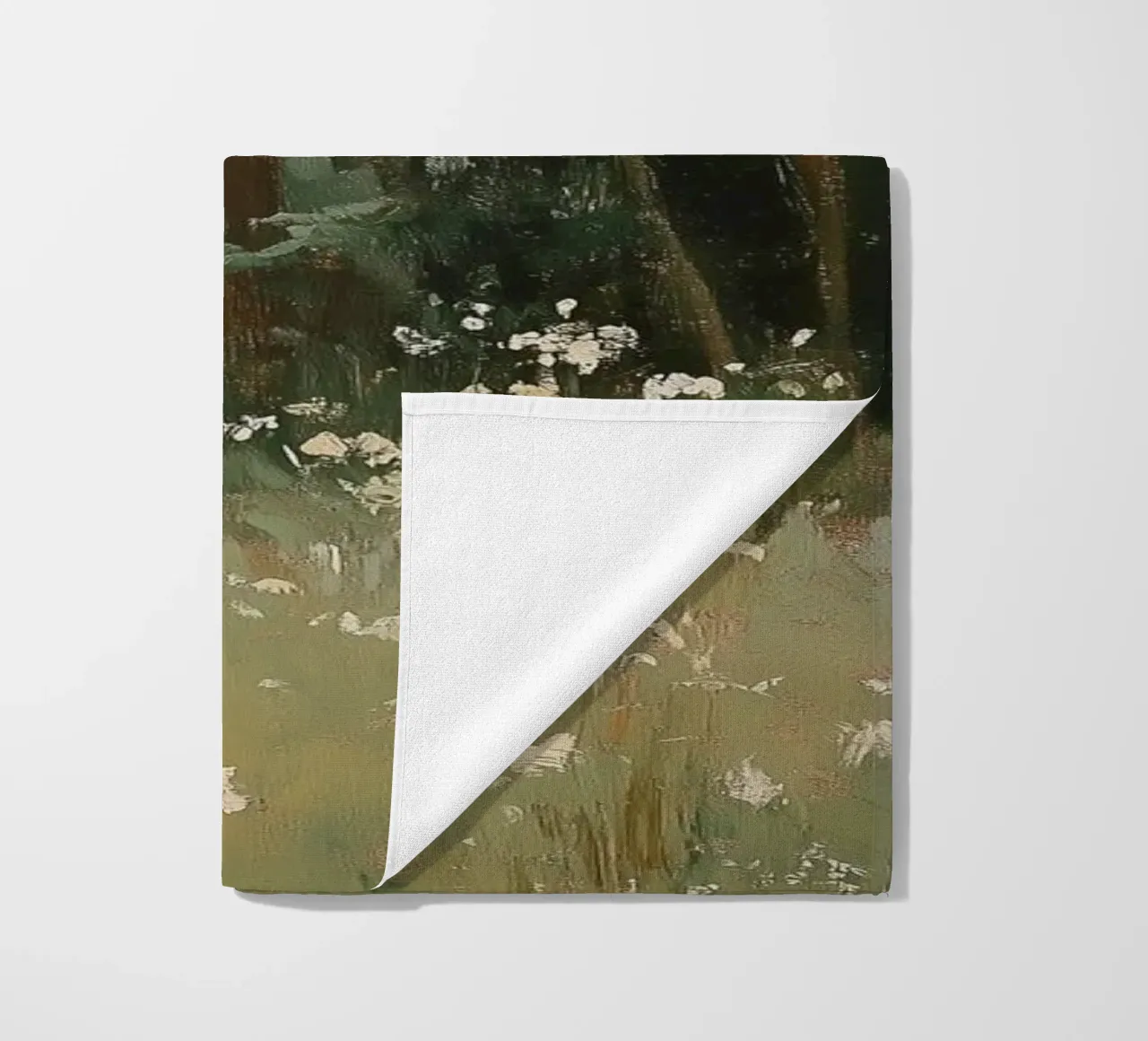 Foresta verde telo mare da Melloi Art Print