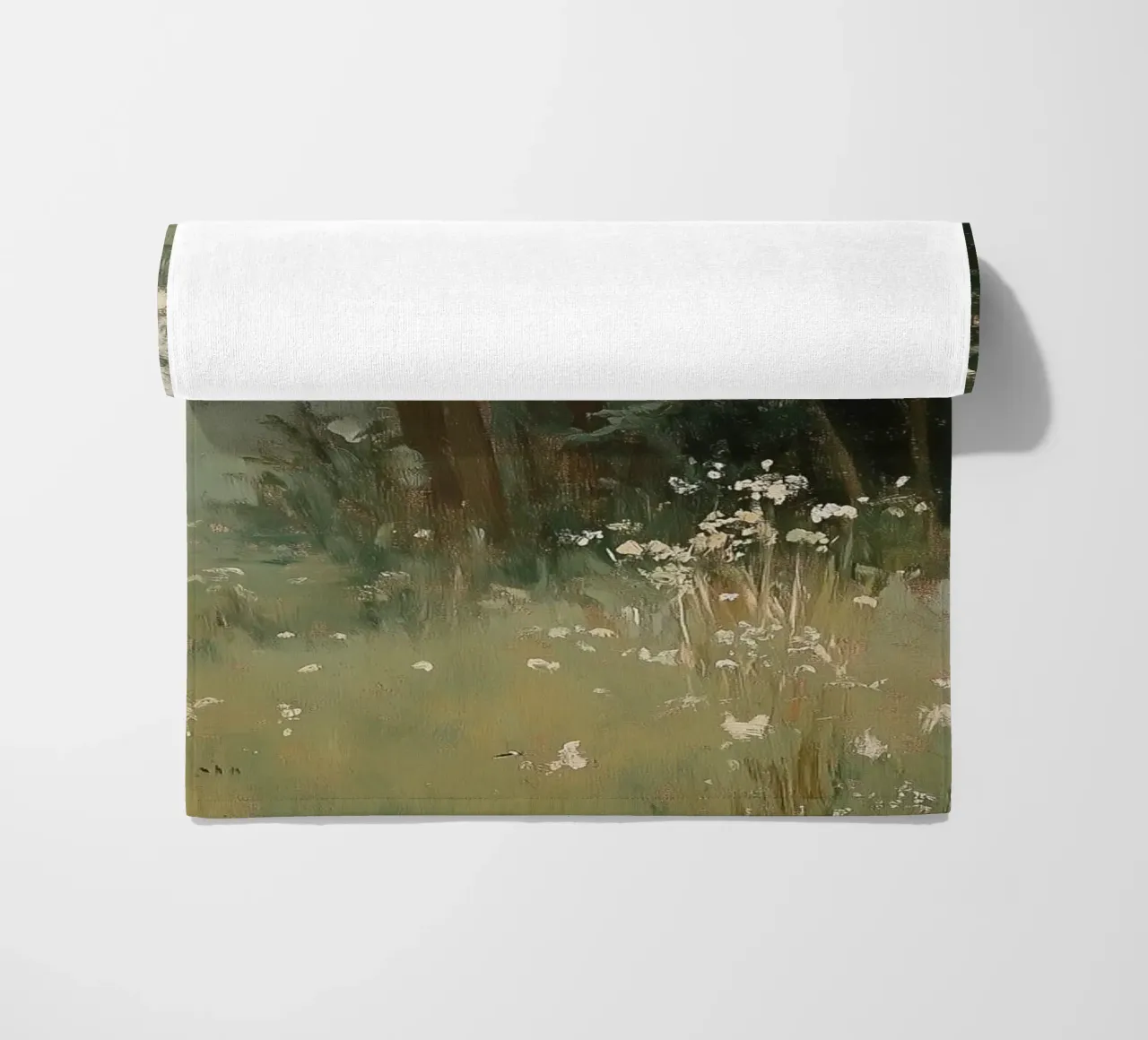 Foresta verde telo mare da Melloi Art Print