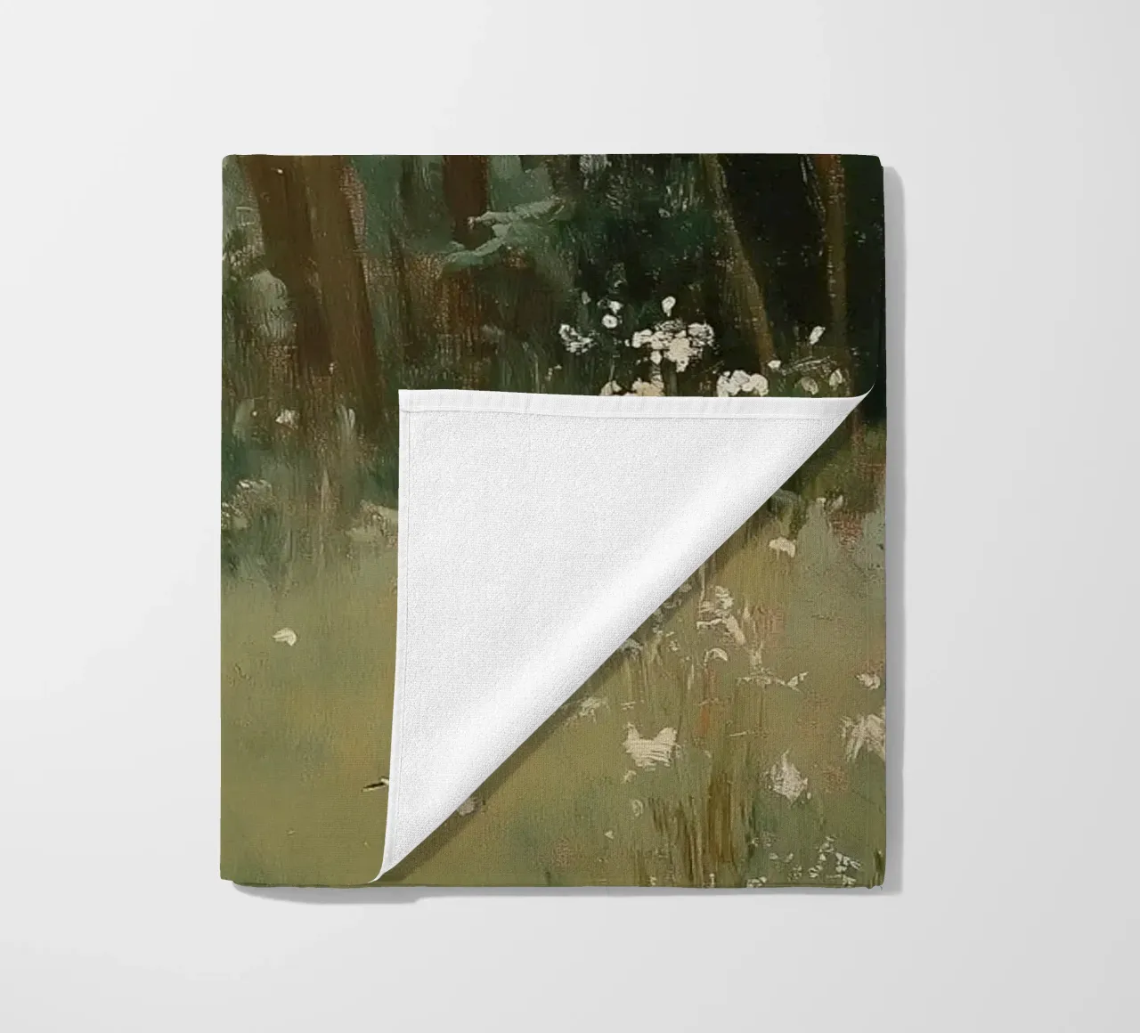 Foresta verde telo mare da Melloi Art Print