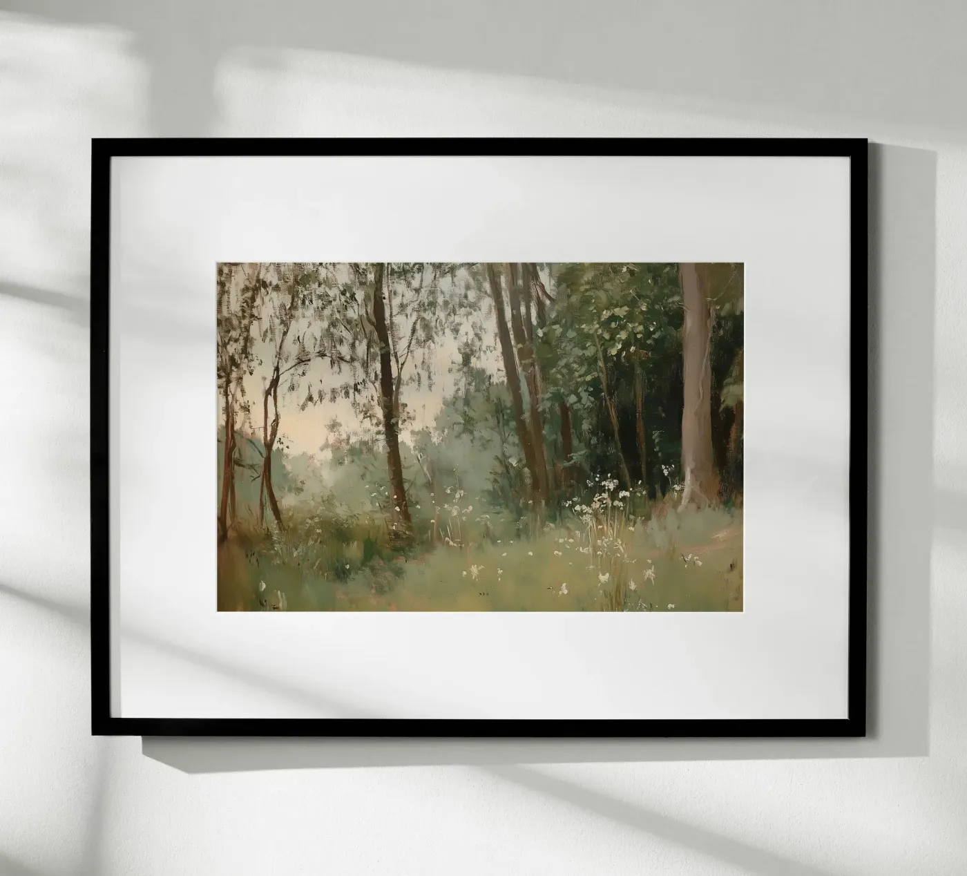 Green Forest poster by Melloi Art Print