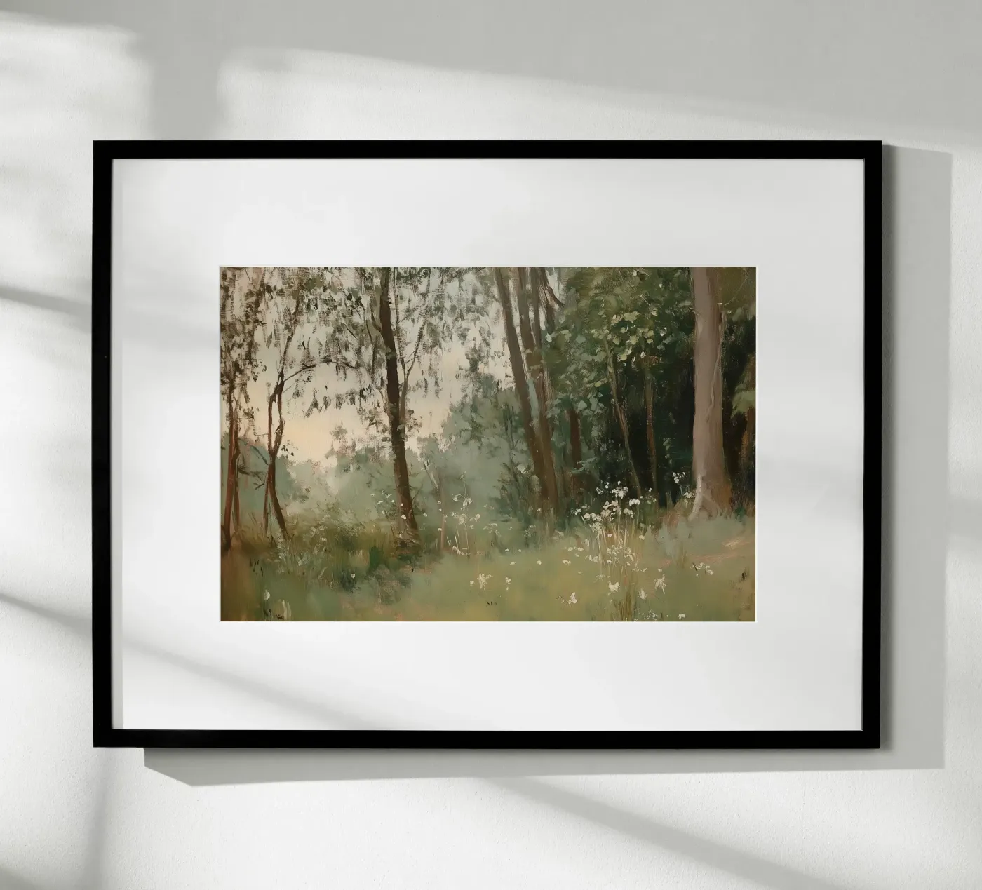 Forêt verte poster de Melloi Art Print