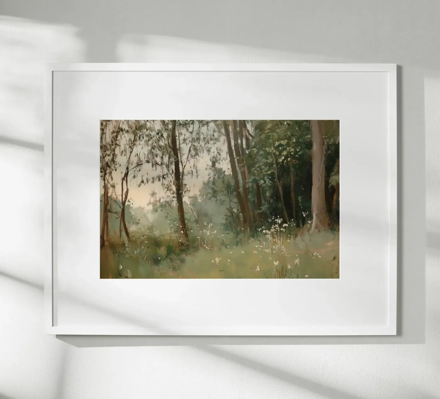 Forêt verte poster de Melloi Art Print