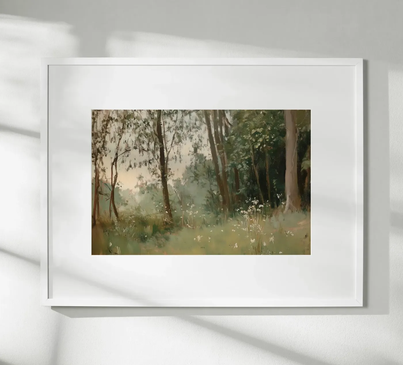 Green Forest poster by Melloi Art Print
