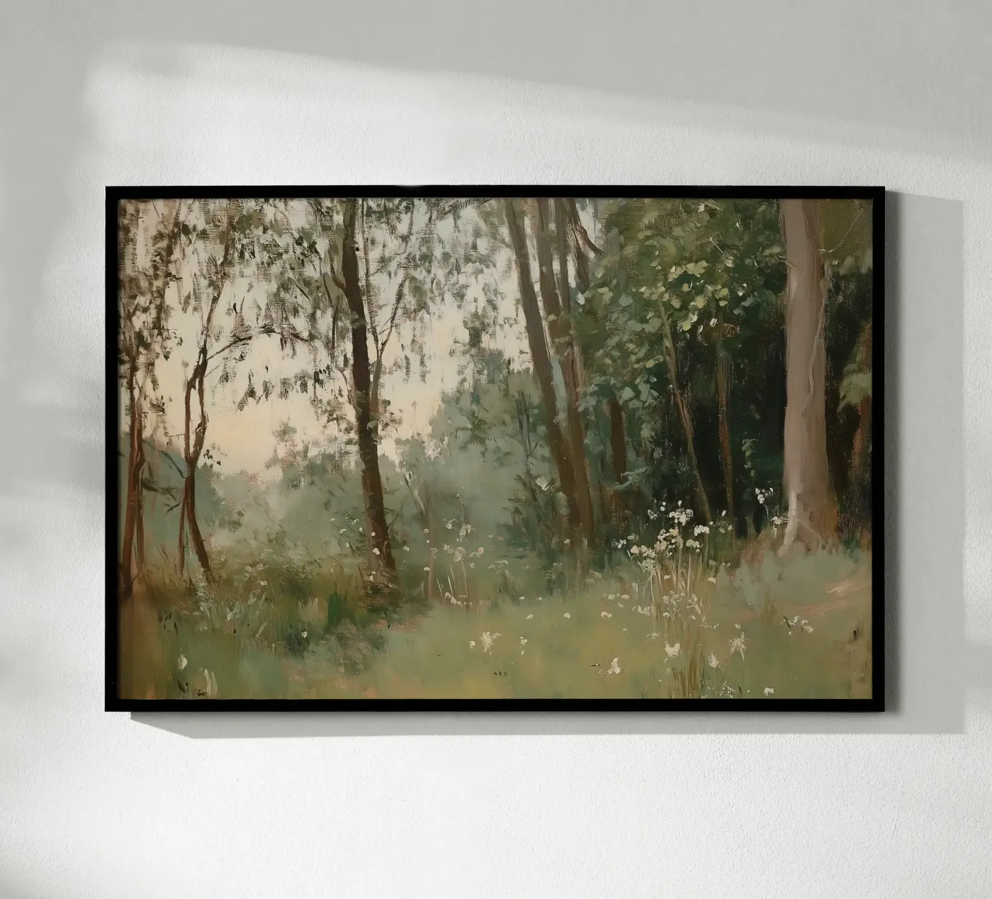 Green Forest poster by Melloi Art Print
