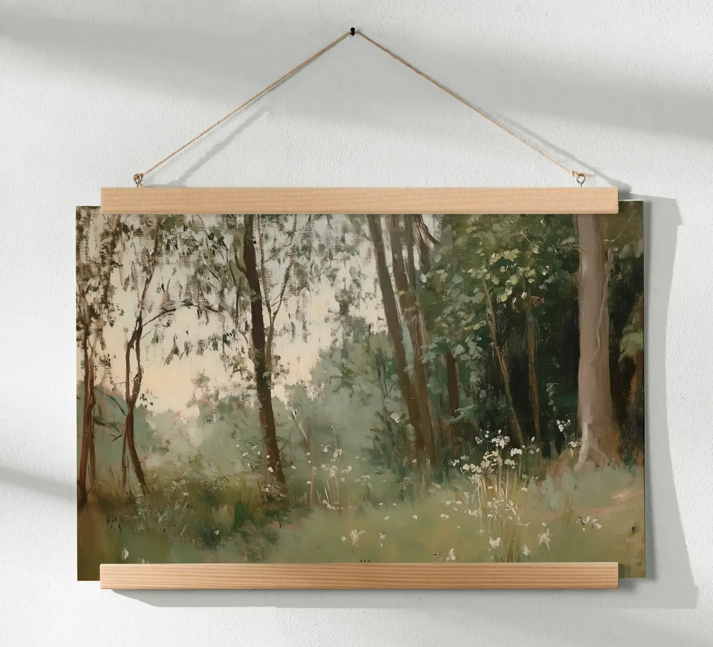 Forêt verte poster de Melloi Art Print