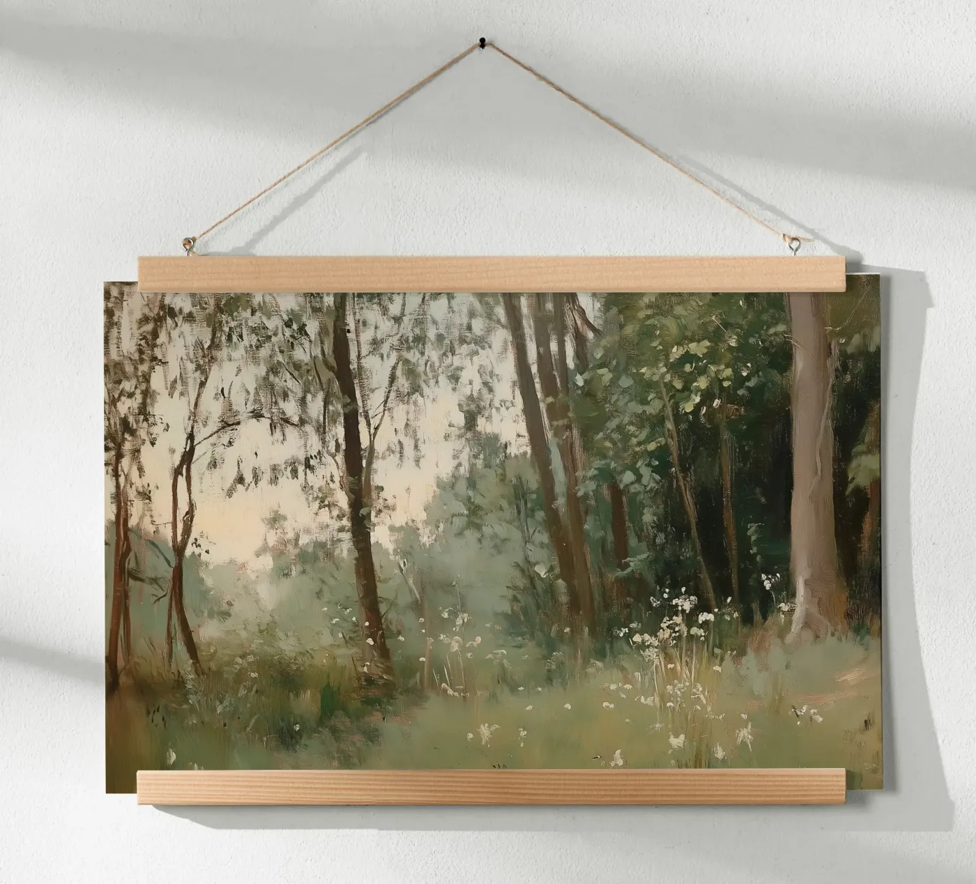 Green Forest poster by Melloi Art Print