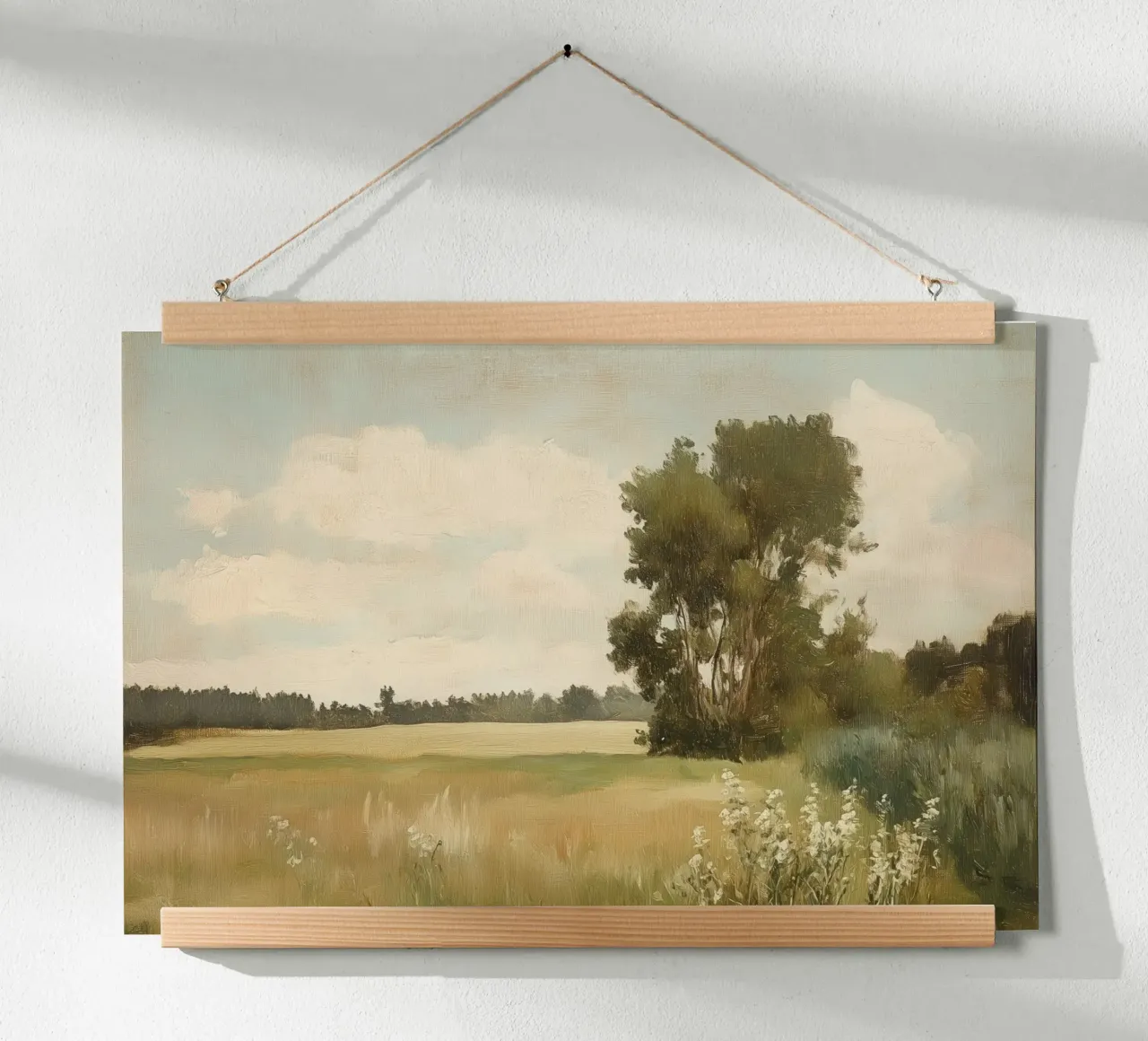Paesaggio verde carta hahnemühle da Melloi Art Print